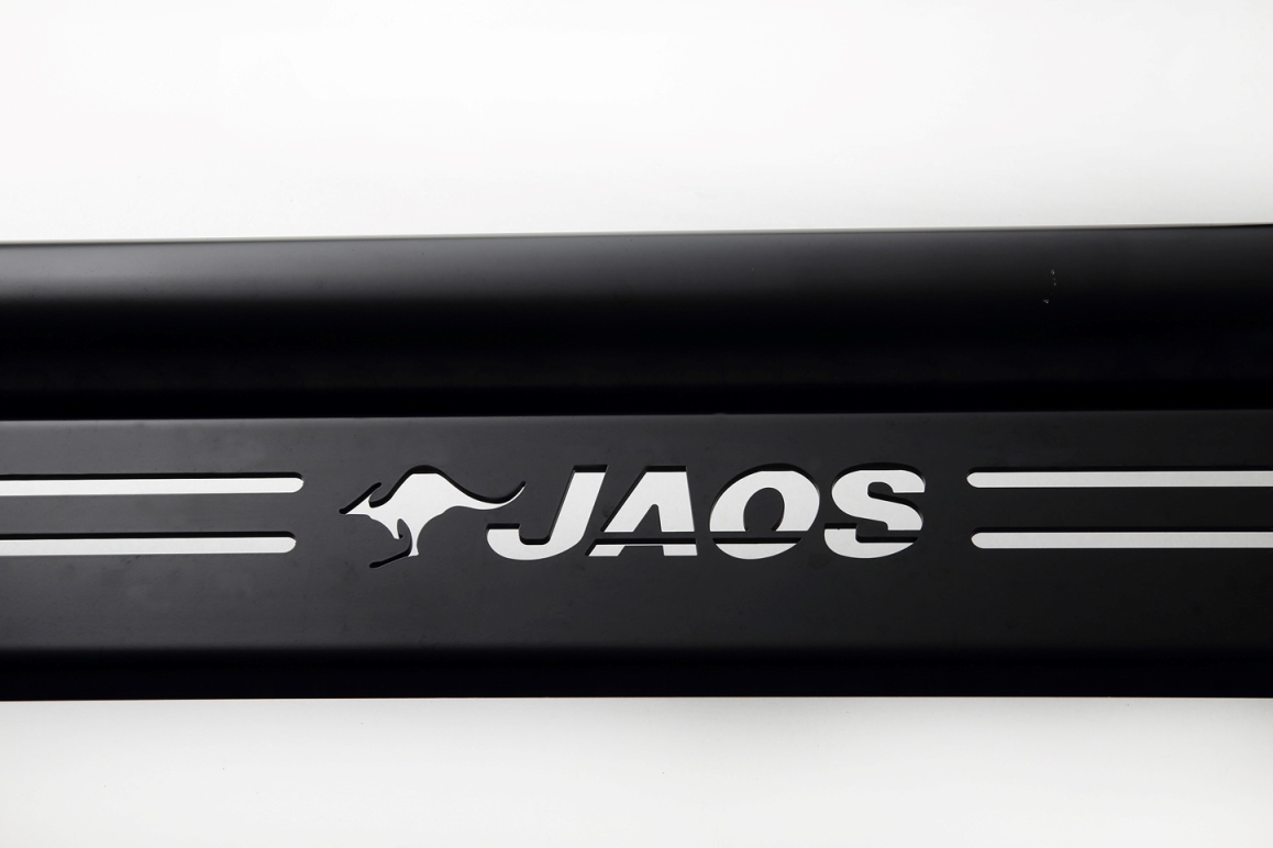 最短即日ジャオス ランドクルーザー ランクル 200系 フロントスキッドバー ブラック/ブラック B150050D JAOS エアロパーツ